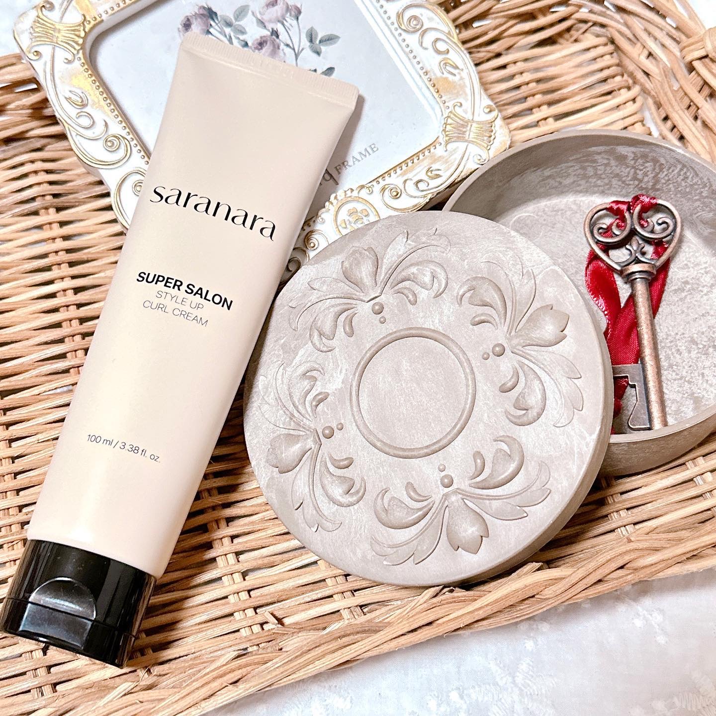 スーパーサロンスタイルアップカールクリーム/SARANARA/ヘアワックス・クリームを使ったクチコミ（1枚目）