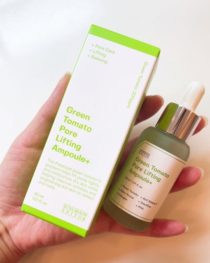 グリーントマトポアリフティングアンプル+/SUNGBOON EDITOR(成分エディター)/美容液を使ったクチコミ(1枚目)