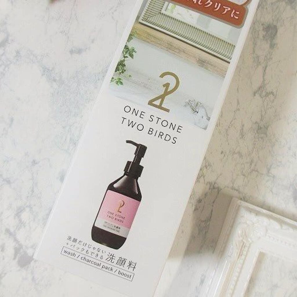 洗顔だけじゃない+パックもできる洗顔料/ONE STONE TWO BIRDS/その他洗顔料を使ったクチコミ(3枚目)