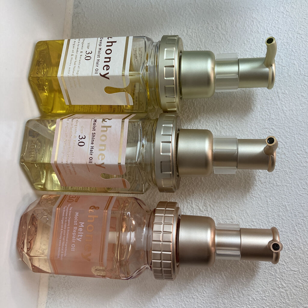 EXディープモイスト ヘアオイル3.0/&honey/ヘアオイルを使ったクチコミ（1枚目）