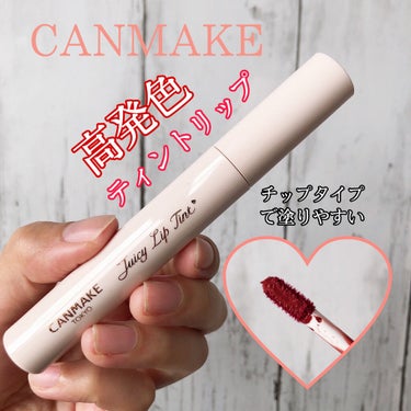 CANMAKEの新しいティントリップをLIPSさんからいただきました！

ありがとうございます🙏🏼

色は02 シナモンアップルです

少しブラウン味を感じるレッドで、想像していたより発色が良く濃いめの