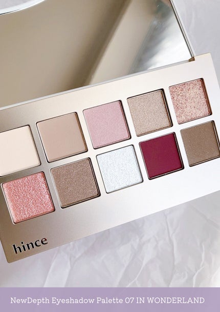 ニューデップスアイシャドウパレット/hince/アイシャドウパレットを使ったクチコミ(5枚目)