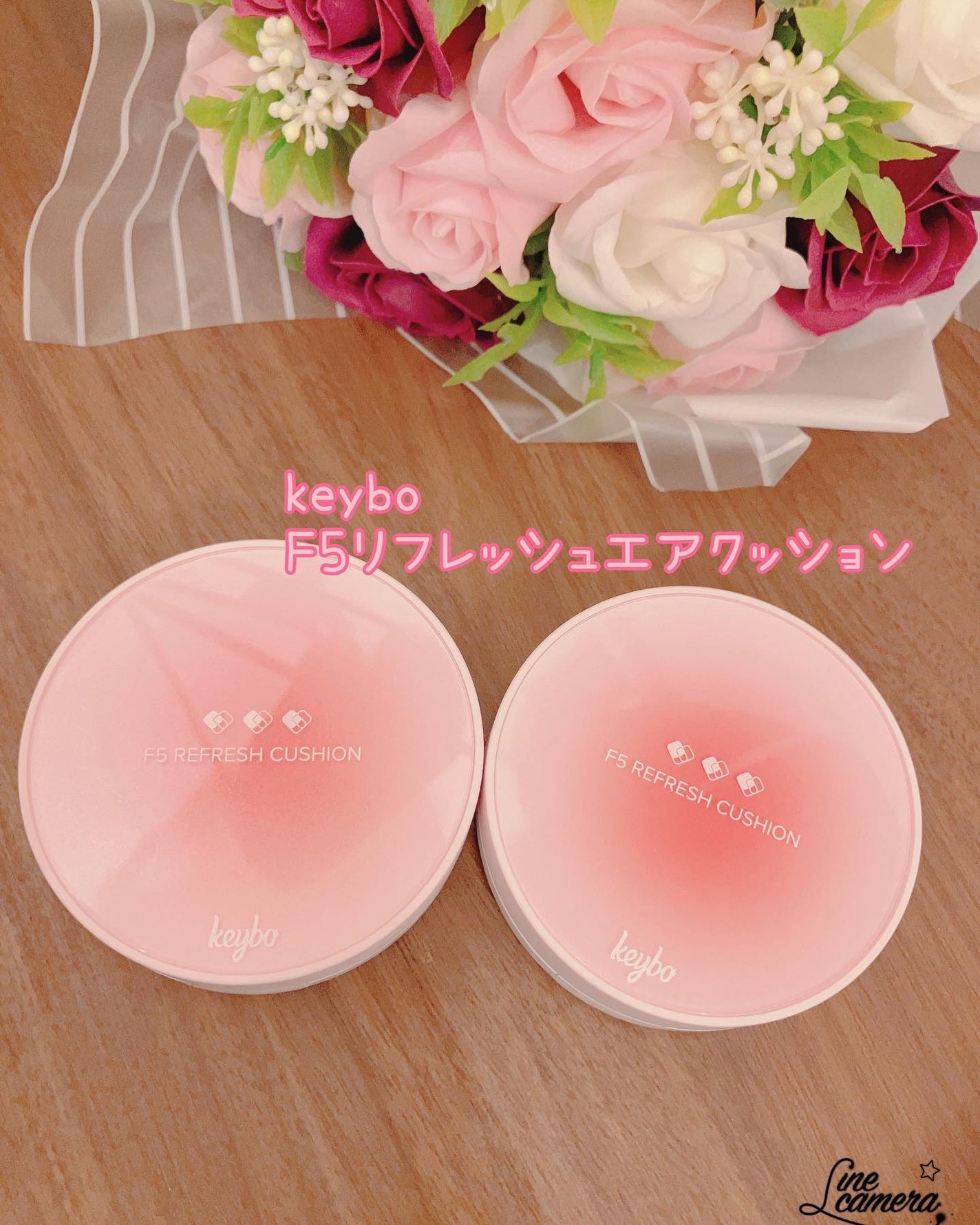 F5 リフレッシュクッション/keybo/クッションファンデーションを使ったクチコミ(1枚目)