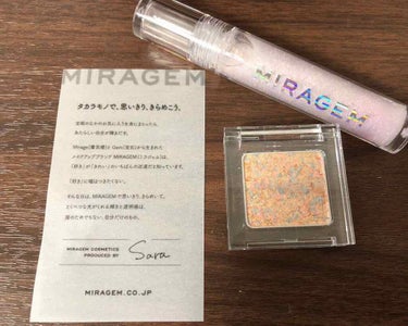 グリッタースプリンクルアイズ/MIRAGEM/パウダーアイシャドウを使ったクチコミ（1枚目）