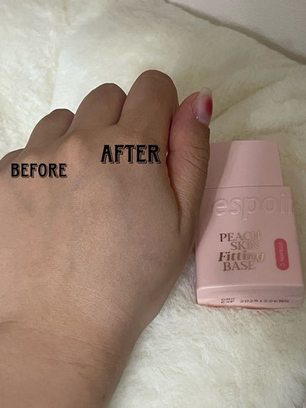 ピーチスキンフィッティングベース オールニュー SPF50 PA++++/espoir/化粧下地を使ったクチコミ(3枚目)