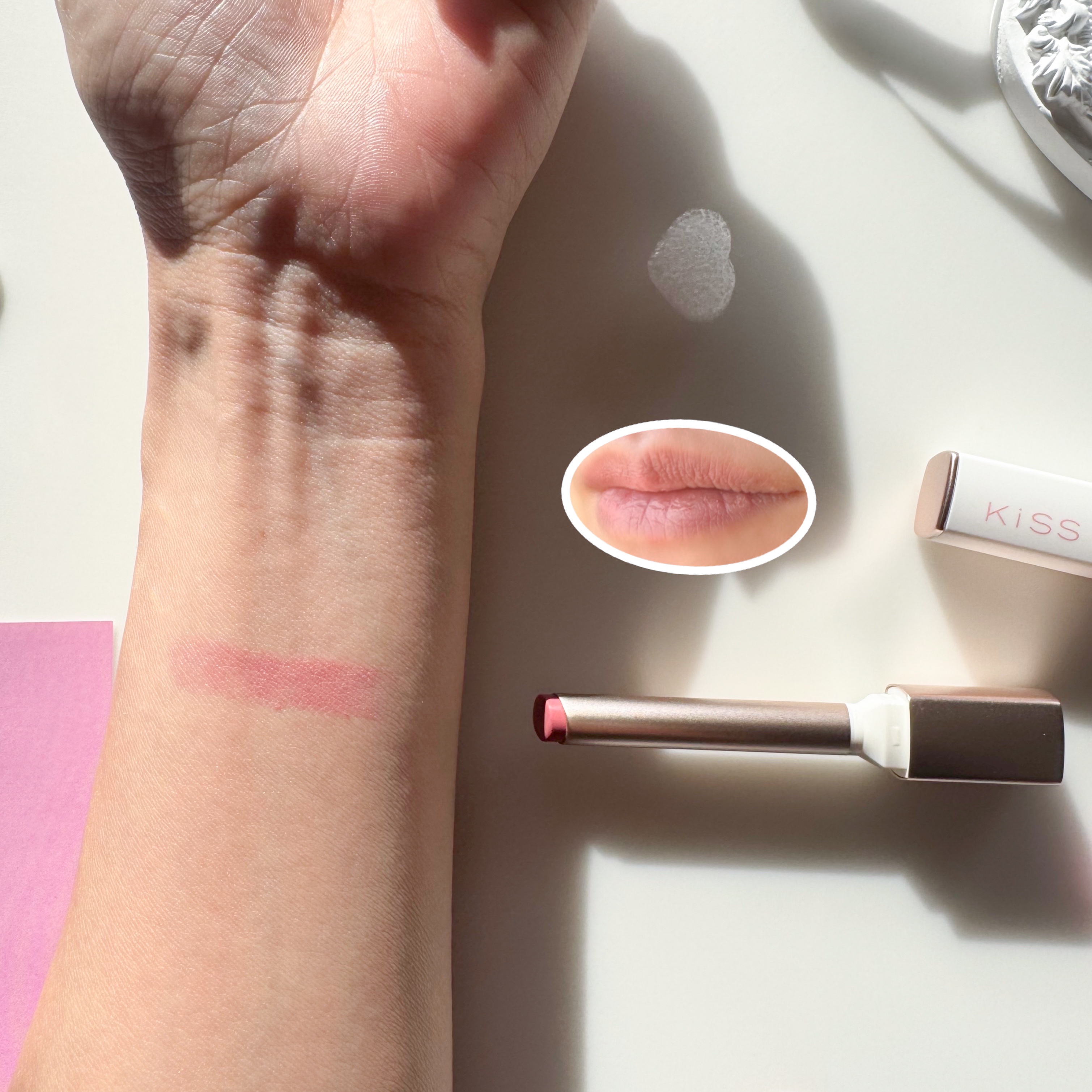 キス　うぶふわリップ/KiSS/口紅を使ったクチコミ（3枚目）