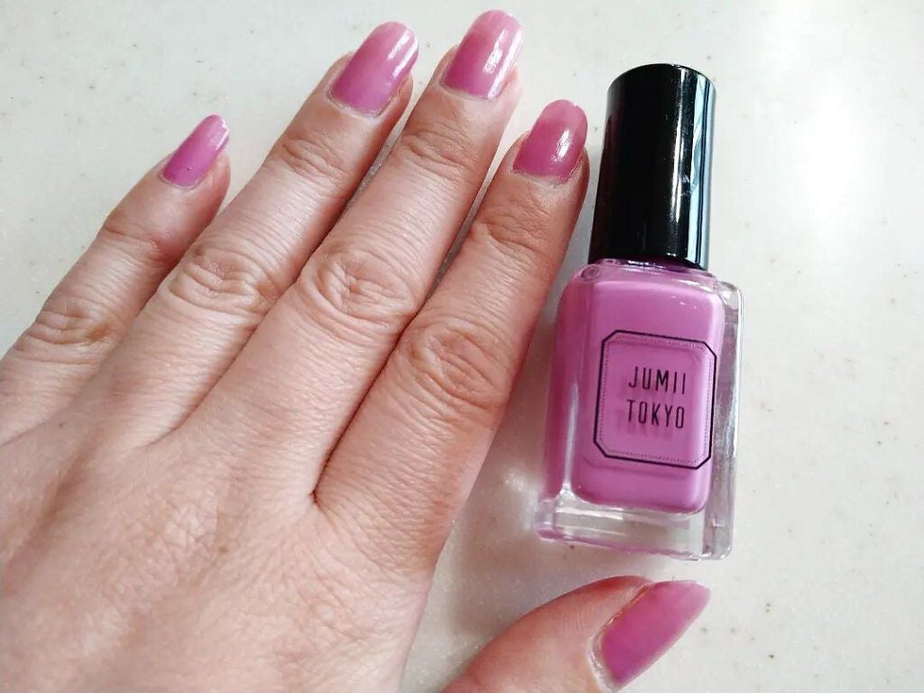 ありがとうこ on LIPS 「JUMIlTOKYOマニキュアジェルコート※マニキュアの上から..」(3枚目)