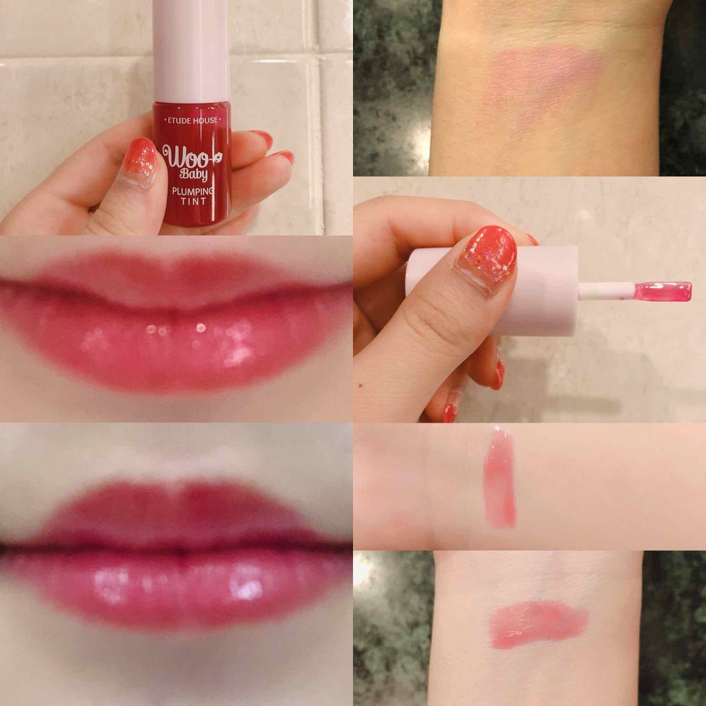 WOO リッププランパー ティント/ETUDE/リップグロスを使ったクチコミ（2枚目）