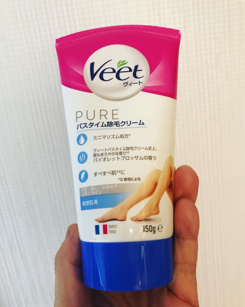 ヴィート ピュアバスタイム除毛クリーム 敏感肌用/Veet/除毛クリームを使ったクチコミ（2枚目）
