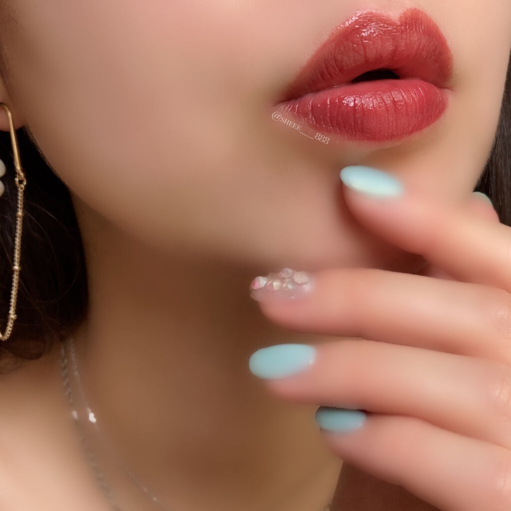 ルージュ ピュールクチュール ヴェルニ ウォーターステイン/YVES SAINT LAURENT BEAUTE/口紅を使ったクチコミ(8枚目)