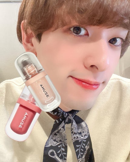 ジェルフィットティント/AMUSE/リップティントを使ったクチコミ(1枚目)