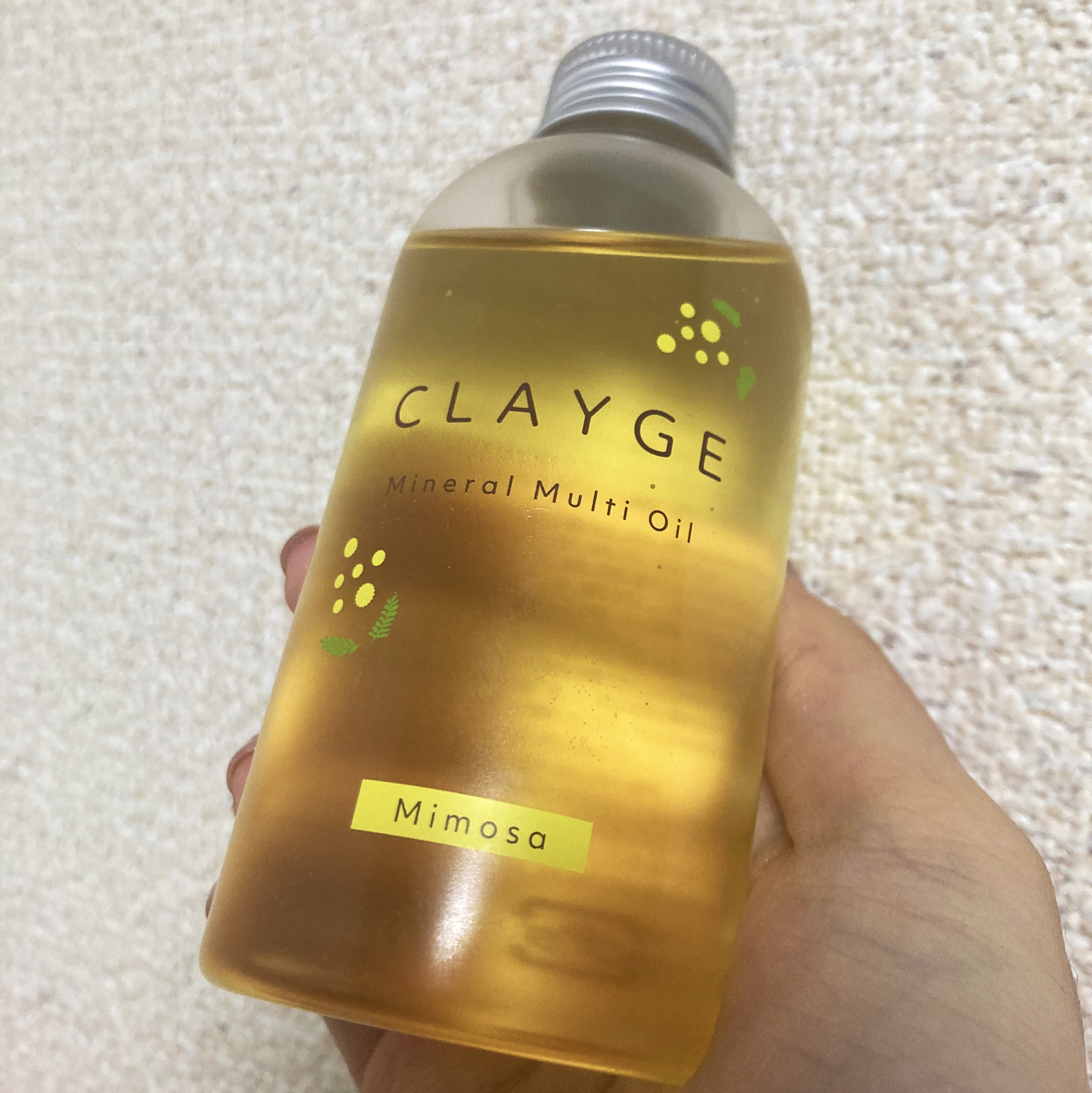ミネラルマルチオイル ミモザ/CLAYGE/ヘアオイルを使ったクチコミ（2枚目）