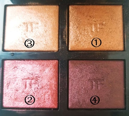 アイ カラー クォード/TOM FORD BEAUTY/アイシャドウパレットを使ったクチコミ(2枚目)