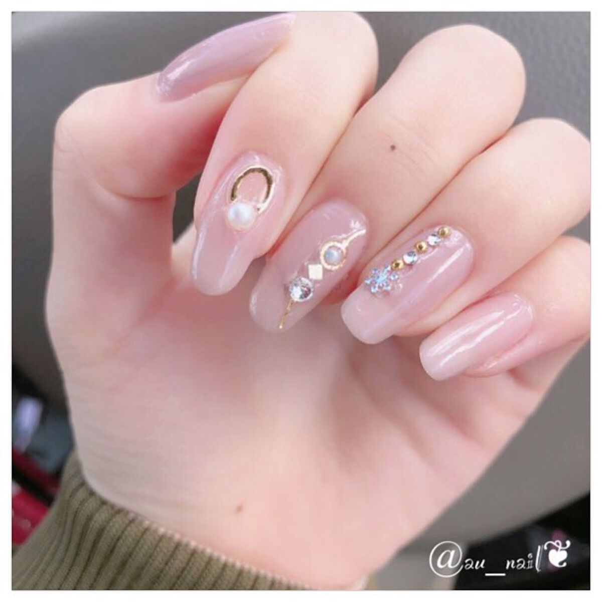 グロッシーコート/スキューズミー/オールインワンネイルを使ったクチコミ（3枚目）