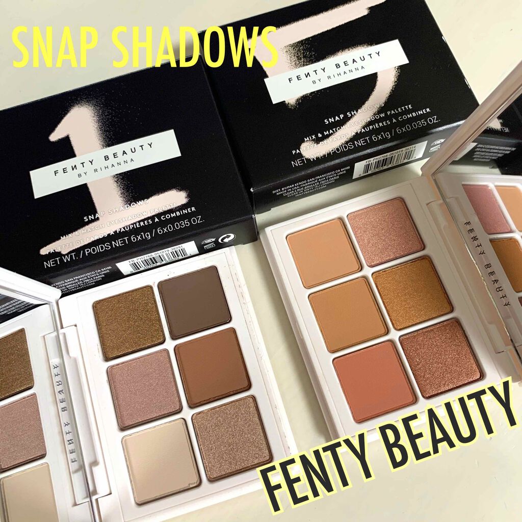 Snap shadows mix & match eyeshadow palette/FENTY BEAUTY BY RIHANNA/アイシャドウパレットを使ったクチコミ(1枚目)