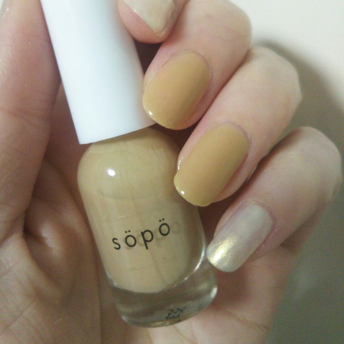 ネイルポリッシュ 15 バタークリーム　/sopo/マニキュアを使ったクチコミ（1枚目）