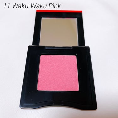 ポップ パウダージェル アイシャドウ 11 Waku-Waku Pink/SHISEIDO/シングルアイシャドウを使ったクチコミ（3枚目）