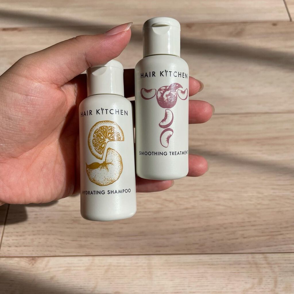 hairkitchen ホームケア ミニボトルセット/HAIR KITCHEN/サロンシャンプーを使ったクチコミ（2枚目）