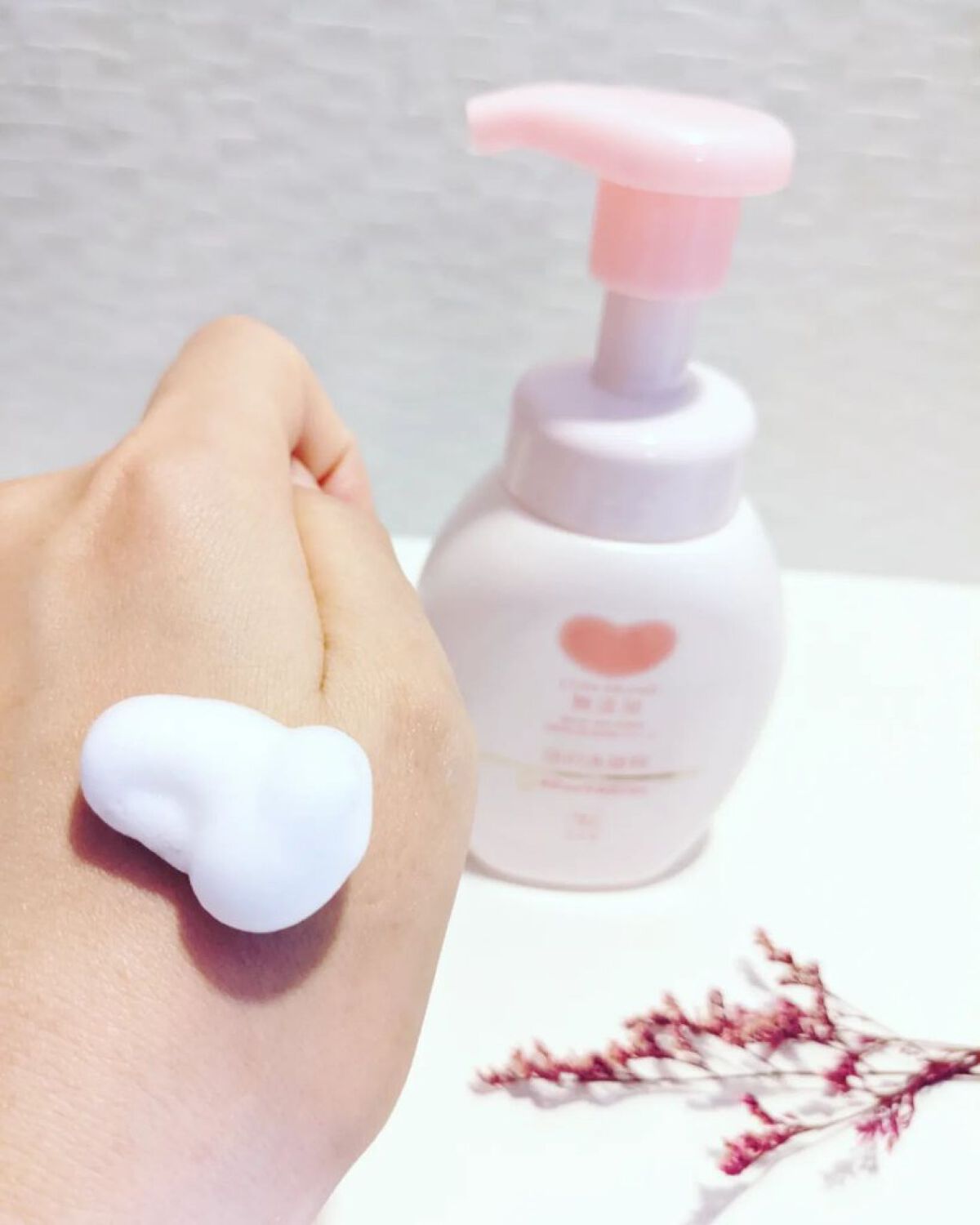 泡の洗顔料/カウブランド無添加/泡洗顔を使ったクチコミ（2枚目）