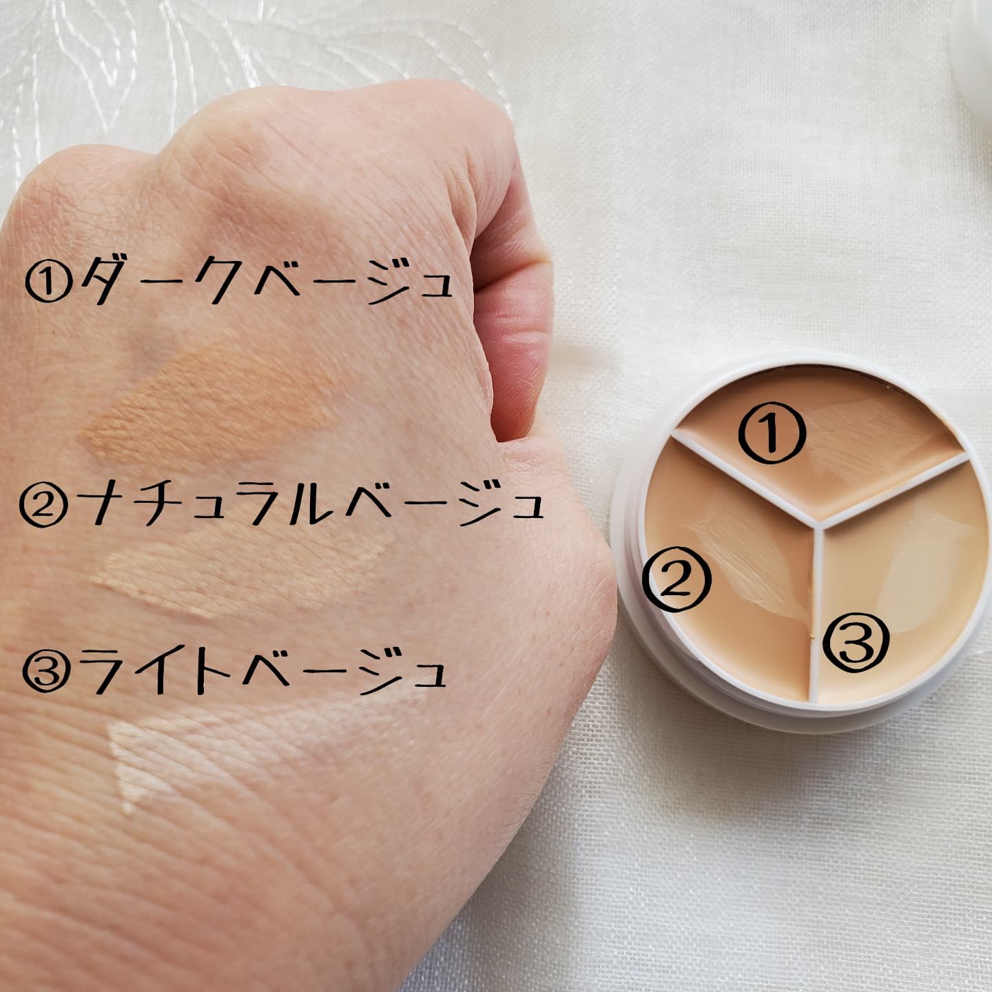 カバーアッププロコンシーラー/TFIT/パレットコンシーラーを使ったクチコミ（3枚目）