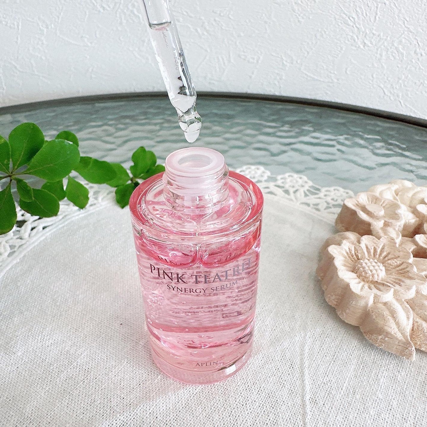 ピンクティーツリーシナジーセラム/APLIN/美容液を使ったクチコミ(5枚目)