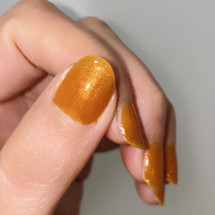 mellow amber/ nail S(ネイルエス) /マニキュアを使ったクチコミ(2枚目)