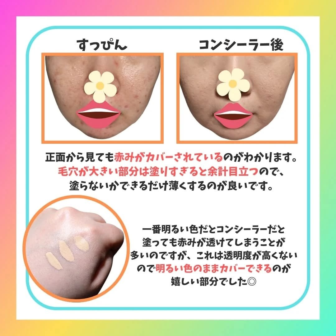 アイドルカバーコンシーラー/TFIT/リキッドコンシーラーを使ったクチコミ(4枚目)