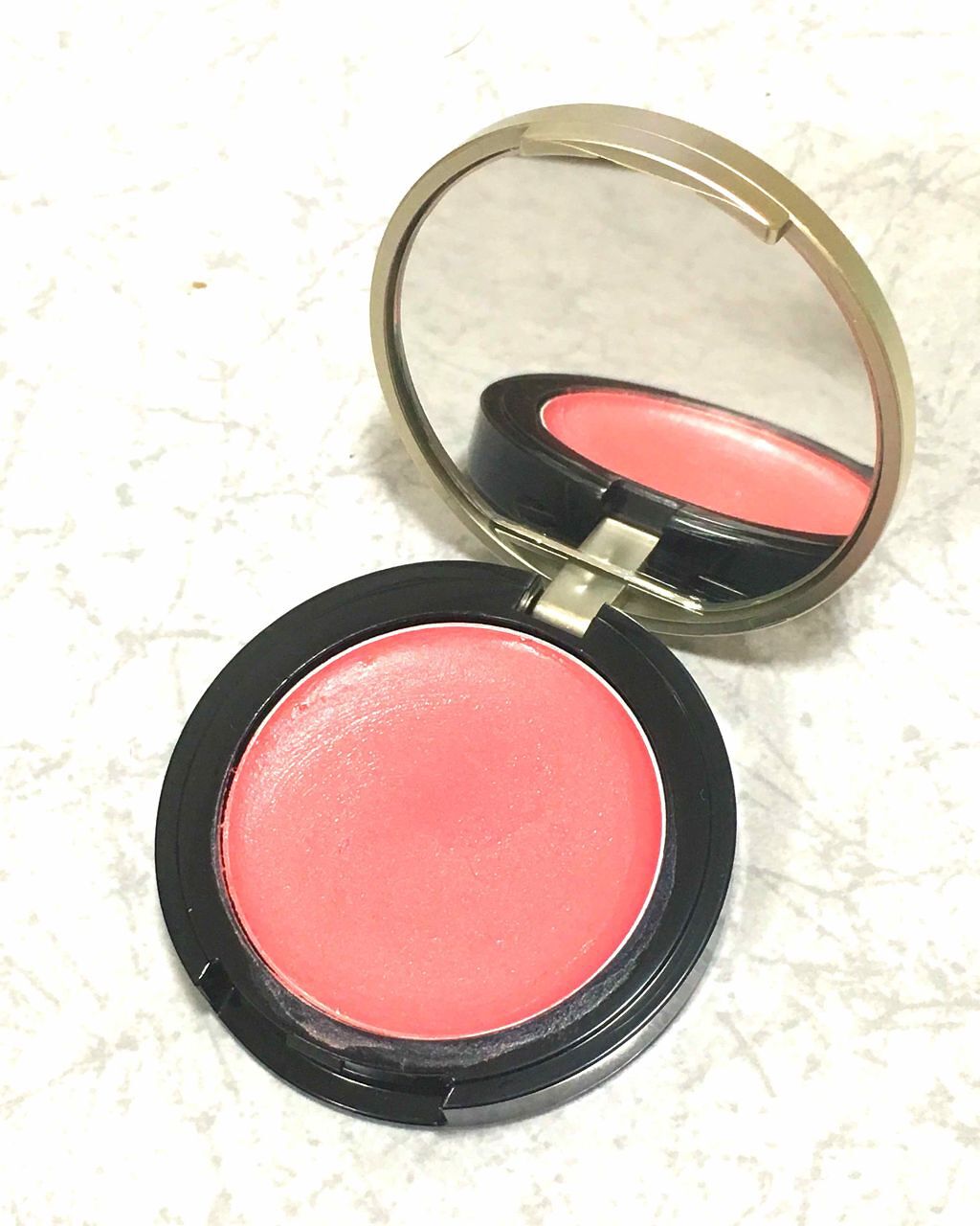 ミネラルクリアリップ＆チーク ピンクドロップ/エトヴォス/ジェル・クリームチークを使ったクチコミ（1枚目）