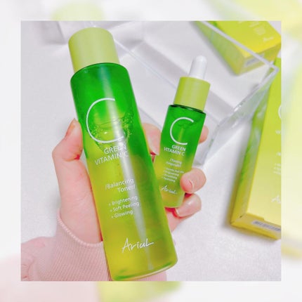 アリウル グリーンビタミンC トーニングセラム(アンプル)/Ariul/美容液を使ったクチコミ(2枚目)