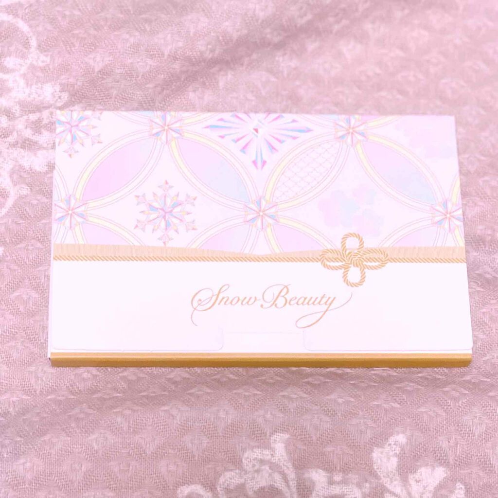 試してみた】スノービューティー2018 特製紙おしろい スノー