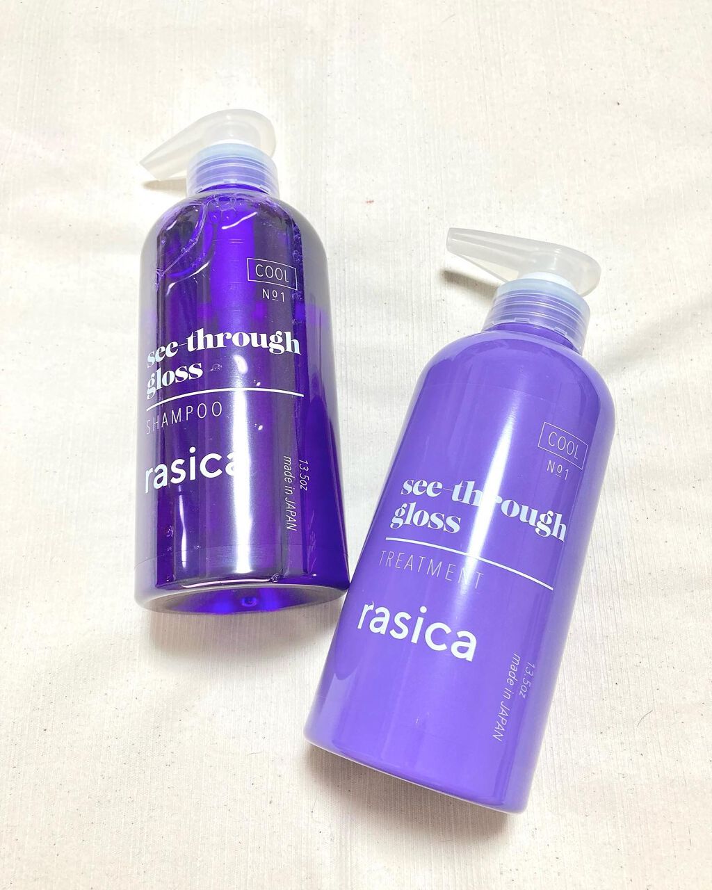 シースルーグロスシャンプー/トリートメント/rasica/市販シャンプーを使ったクチコミ(1枚目)