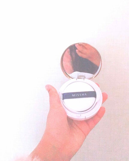 M クッション ファンデーション(モイスチャー)/MISSHA/クッションファンデーションを使ったクチコミ(3枚目)