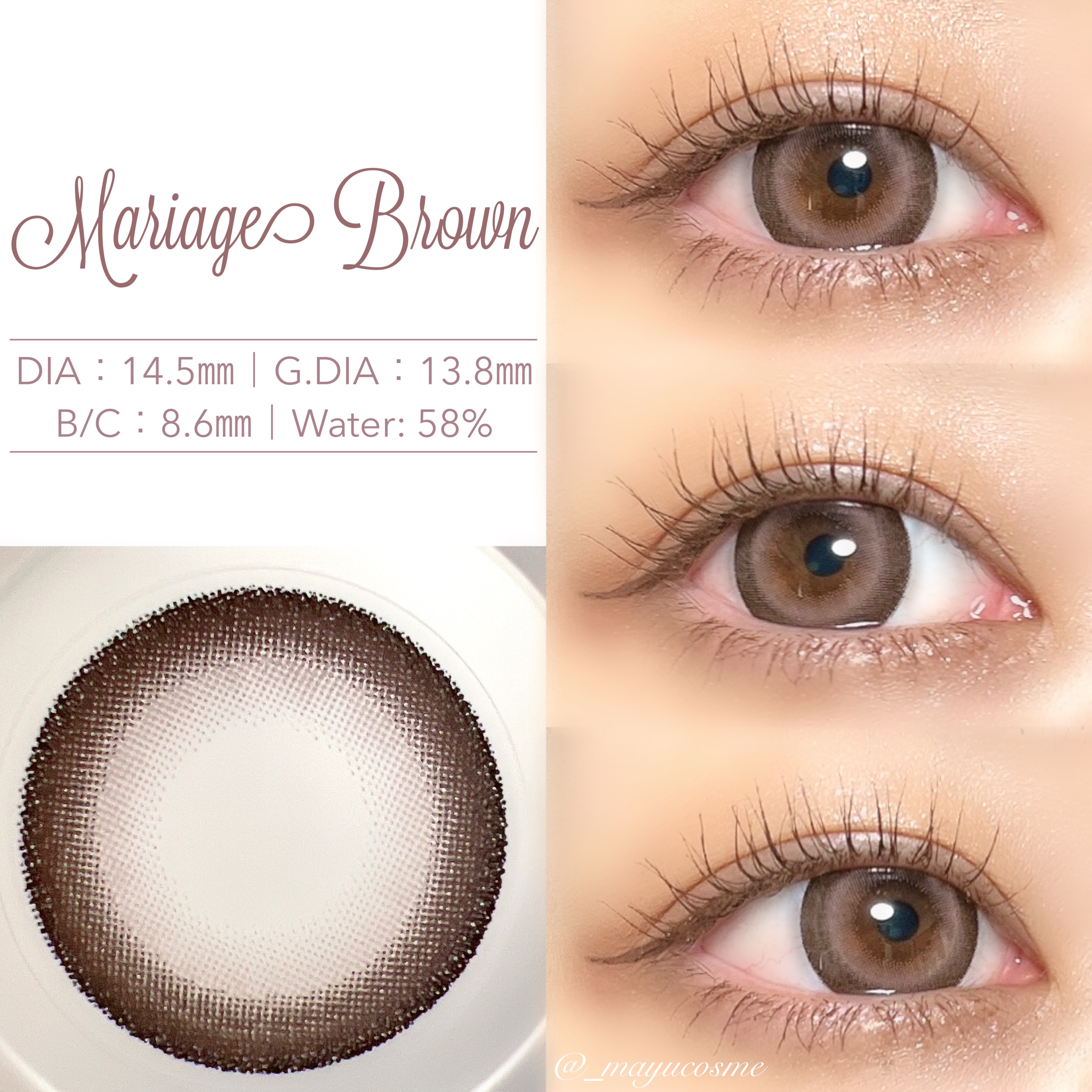 Majette 1day/Majette/ワンデー（１DAY）カラコンを使ったクチコミ（3枚目）