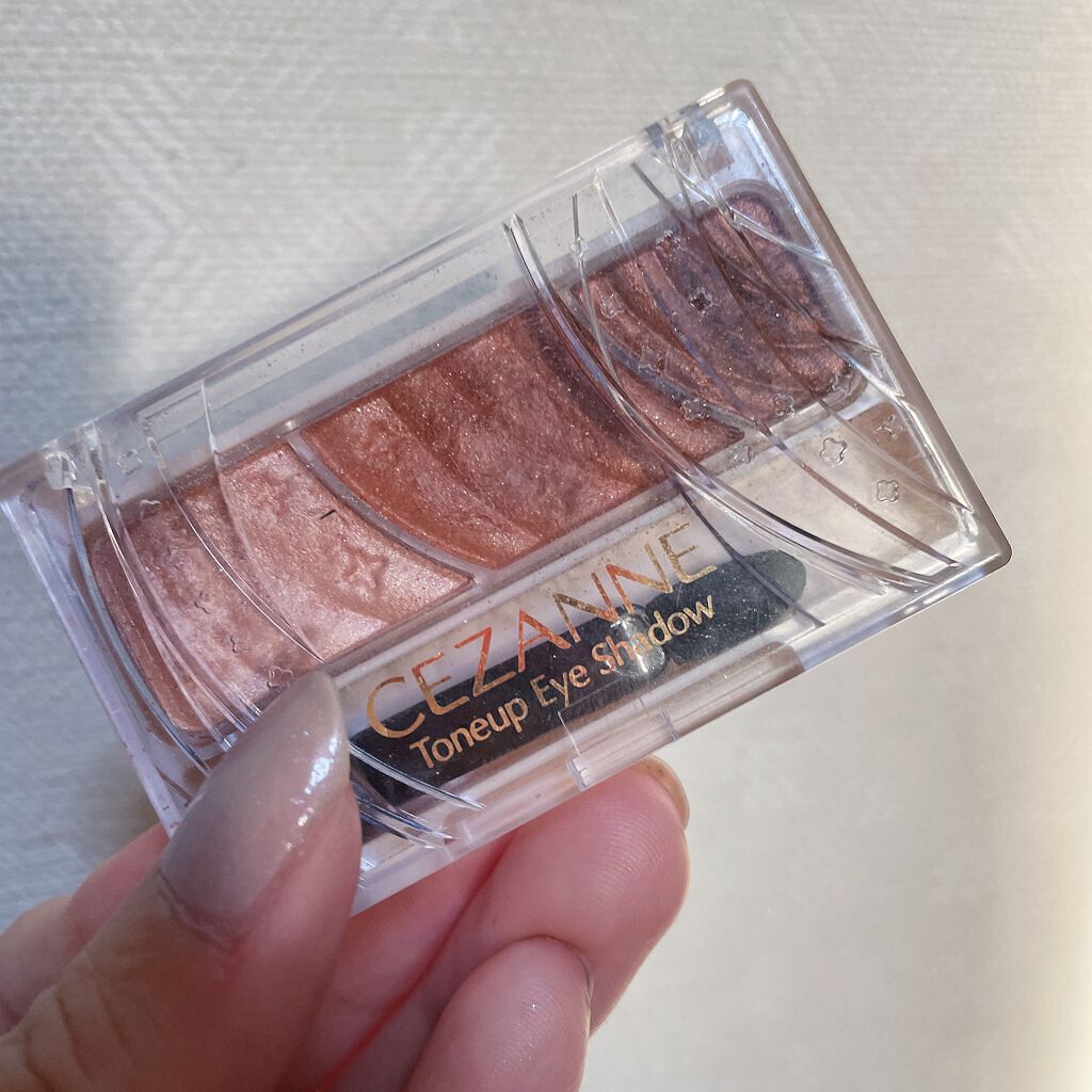トーンアップアイシャドウ/CEZANNE/アイシャドウパレットを使ったクチコミ(1枚目)