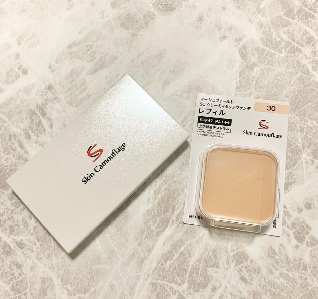 マーシュフィールド SC クリーミィタッチファンデ/マーシュ・フィールド/クリーム・エマルジョンファンデーションを使ったクチコミ(1枚目)
