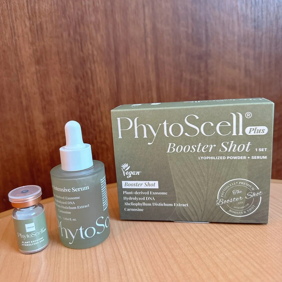 Phytoscell 𓊆ブースターショットセット𓊇🌿 ˊ˗
敏感肌にも優しい植物性由来エクソソームを配合◎
これ一本で肌の再生や保湿力アップ！
冬の乾燥対策にぴったり⛄️🎗️

乾燥や肌の刺激が気になるこの季節⛄️
ファイトセルセラ