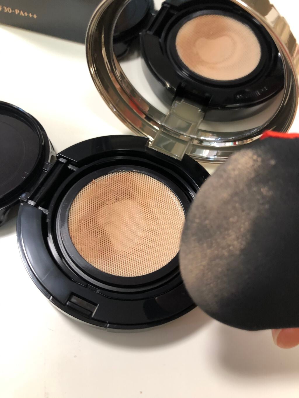 ドラマティックジェリーコンパクト/マキアージュ/クッションファンデーションを使ったクチコミ(2枚目)