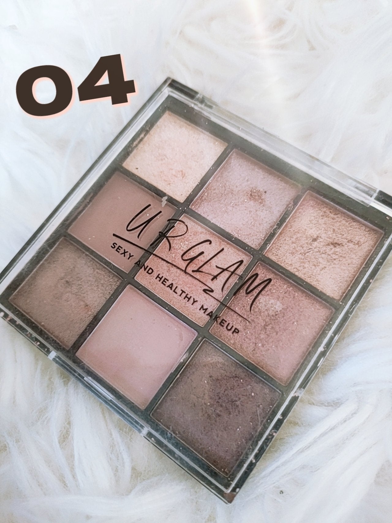 UR GLAM BLOOMING EYE COLOR PALETTE/U R GLAM/アイシャドウパレットを使ったクチコミ(4枚目)