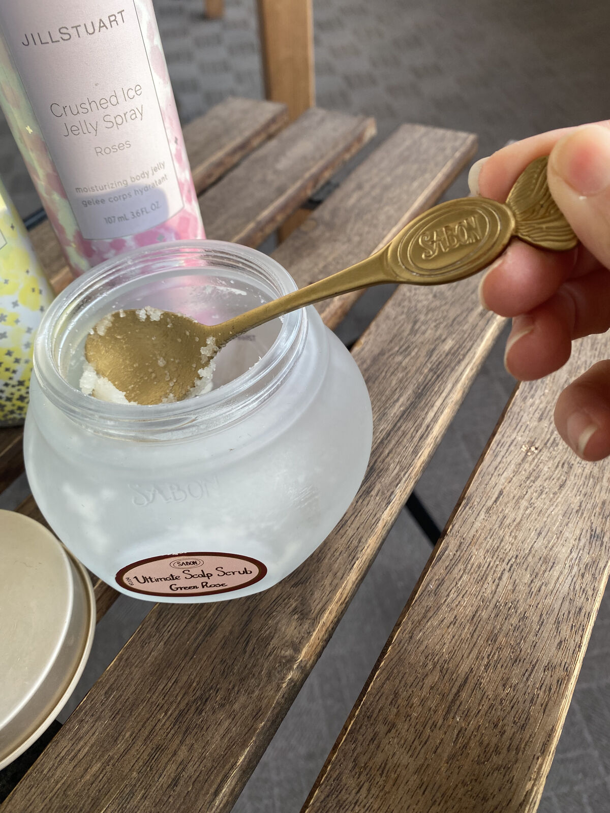 クラッシュアイス ジェリースプレー ロージーズ/JILL STUART/ボディローションを使ったクチコミ（2枚目）