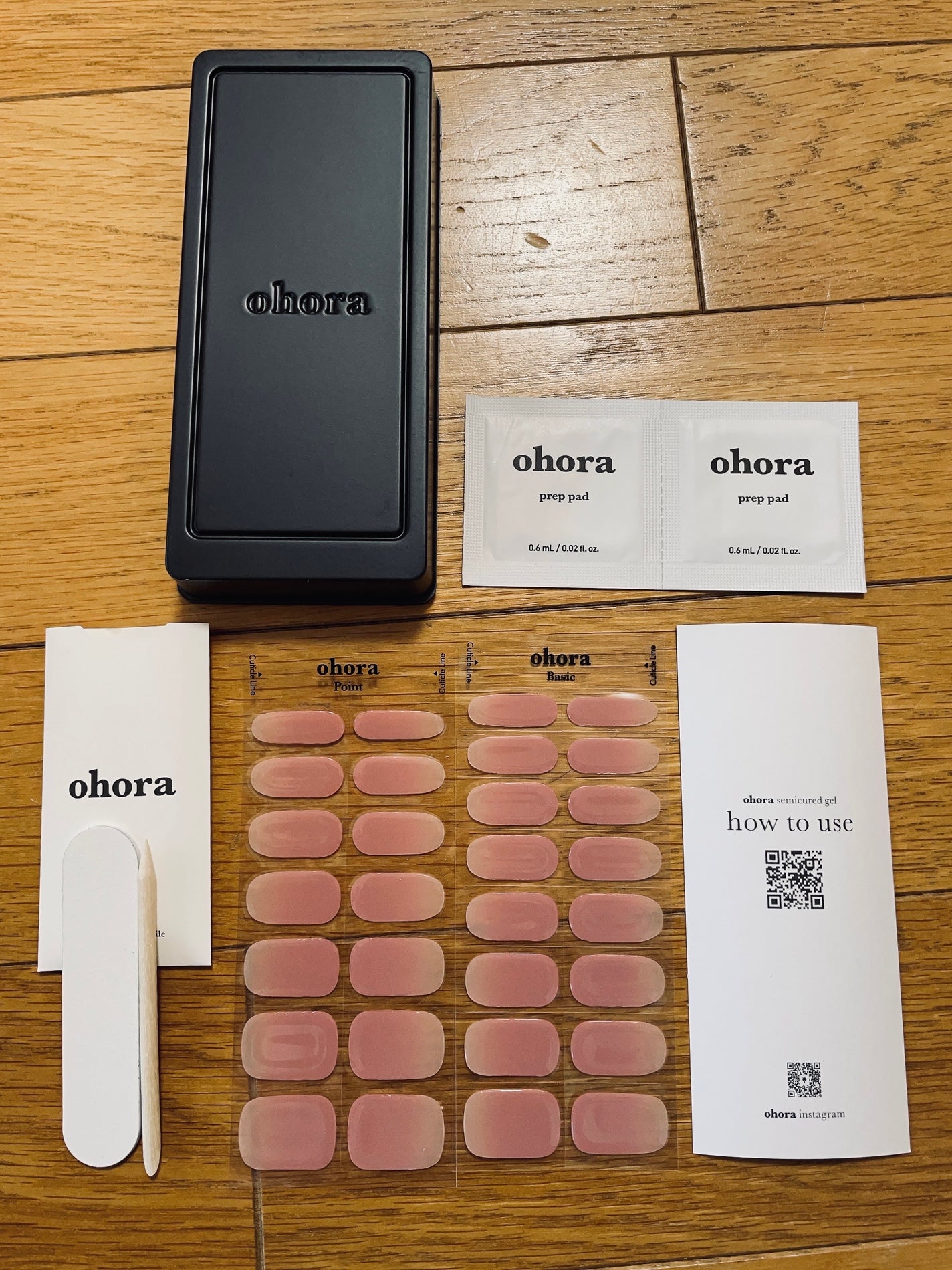 セミキュアジェルネイル(ハンド)/ohora/ネイルシールを使ったクチコミ(2枚目)