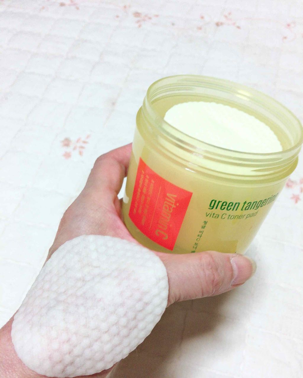 グリーンタンジェリン ビタC ダークスポットケアセラム/goodal/美容液を使ったクチコミ（3枚目）