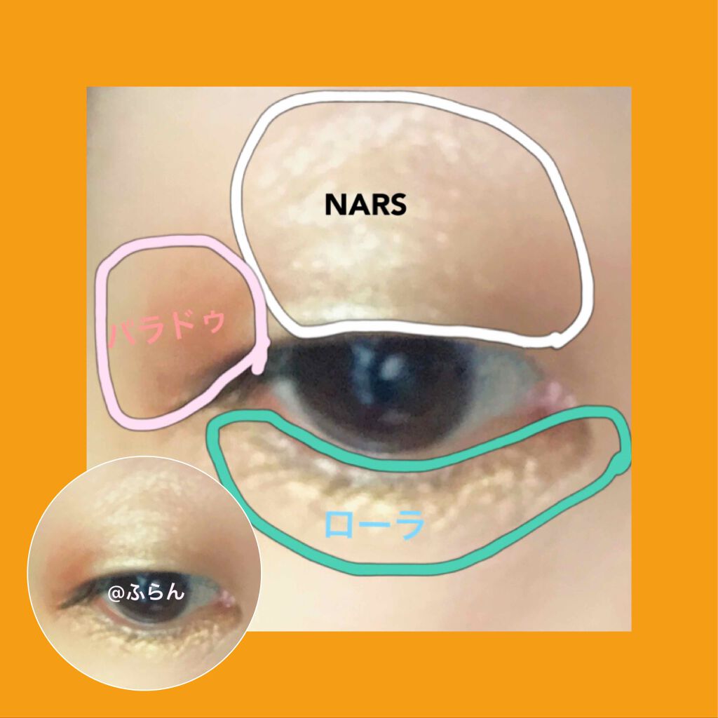 ミニオーガズム リップ＆ハイライターデュオ/NARS/メイクアップキットを使ったクチコミ（2枚目）