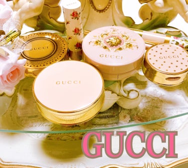 GUCCI グッチ クッション ドゥ ボーテのクチコミ「今日はGUCCI

可愛いですね　ピンクにゴールド

🦁ちゃんがまだあるか調べたら
ありました.....」（1枚目）