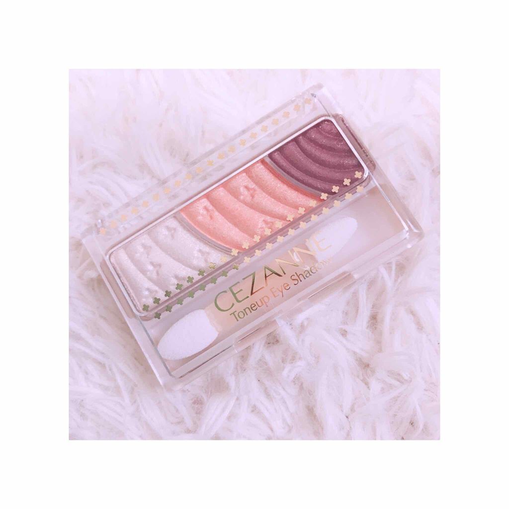 トーンアップアイシャドウ/CEZANNE/アイシャドウパレットを使ったクチコミ(1枚目)