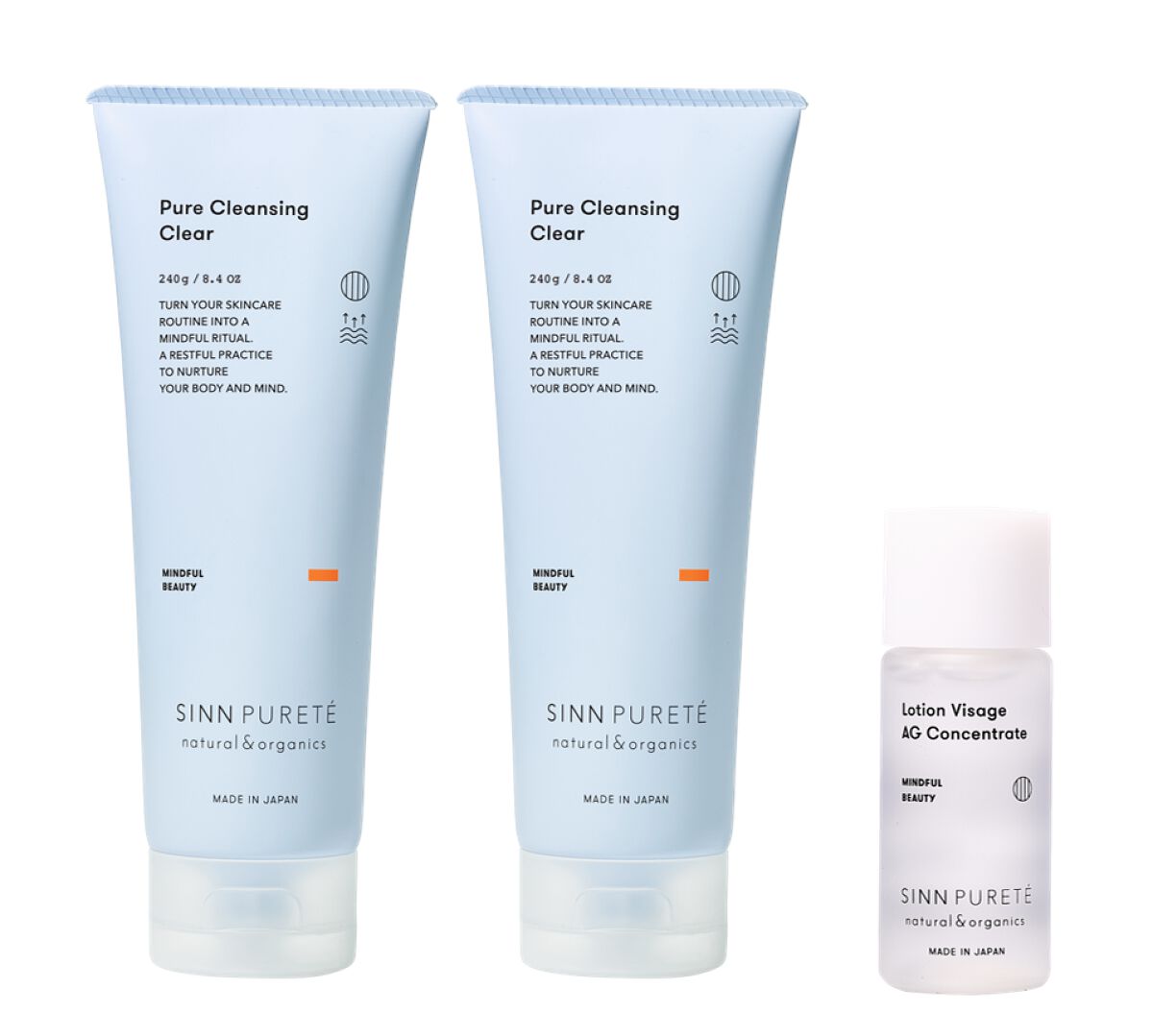 SINN PURETÉ ピュアクレンジング クリア a　ラージ2本セット