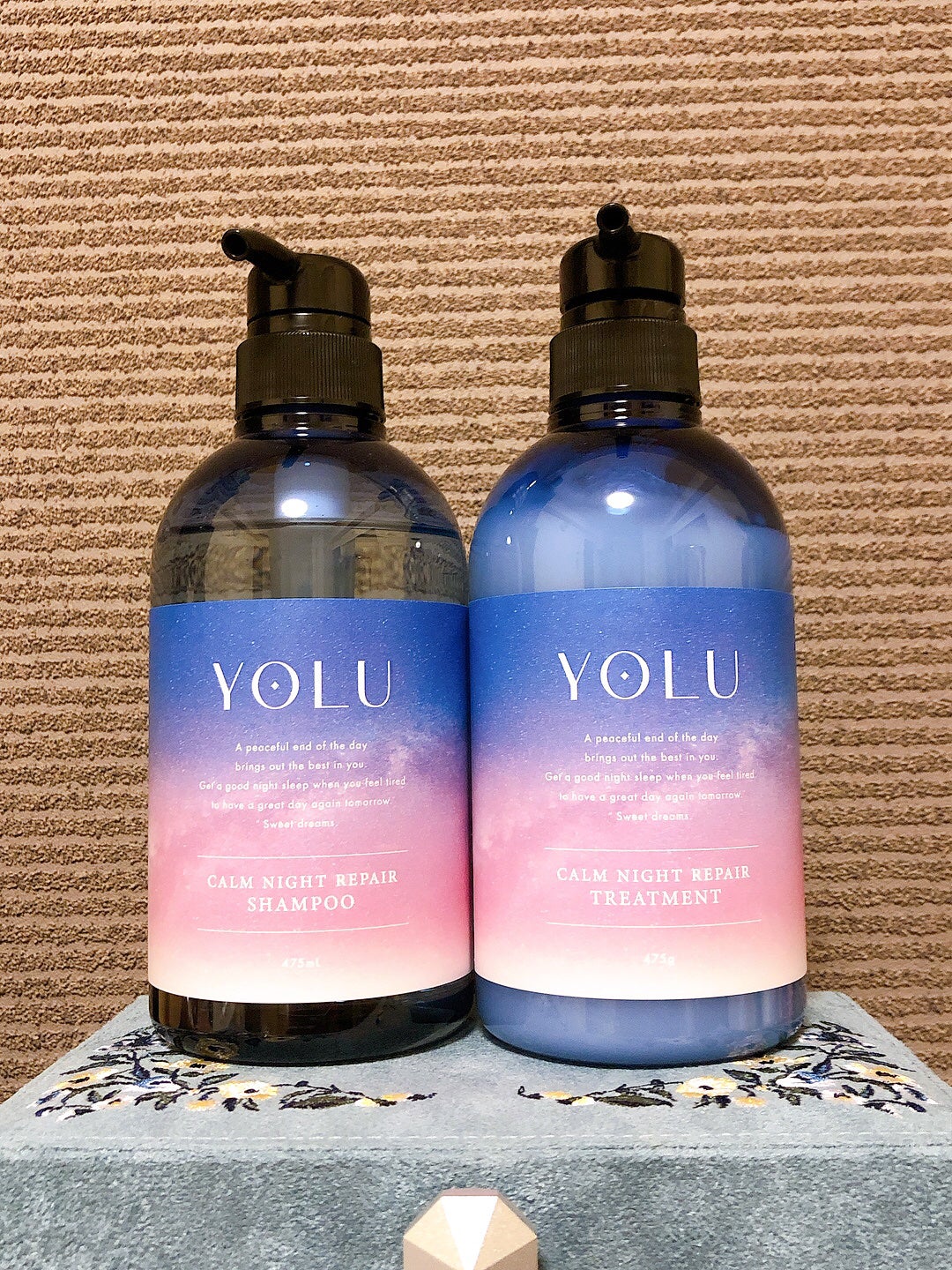 カームナイトリペアシャンプー/トリートメント/YOLU/市販シャンプーを使ったクチコミ(1枚目)