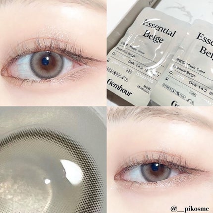 Gemhour/Hapa kristin/カラーコンタクトレンズを使ったクチコミ(1枚目)