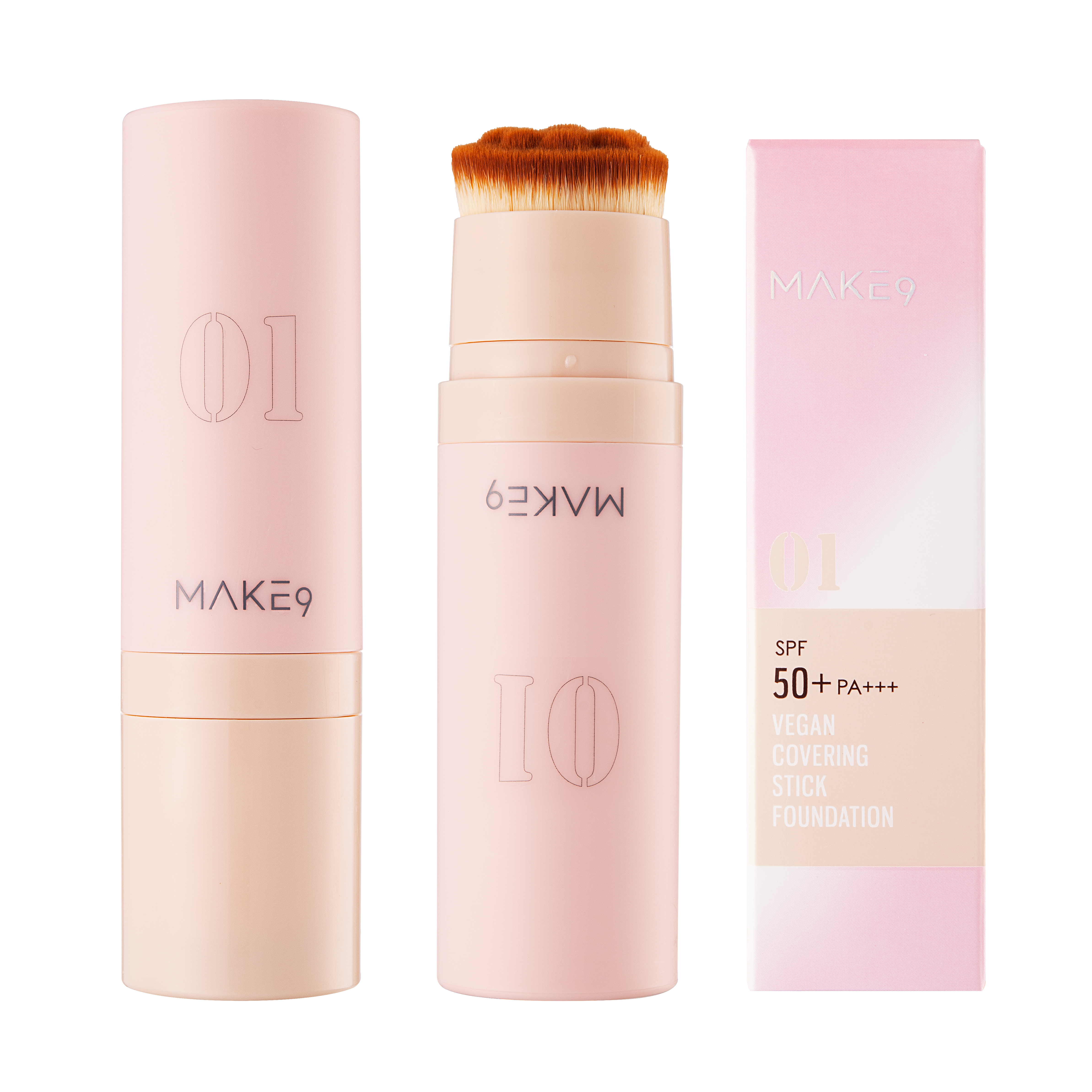MAKE9 ビーガン スティック カバーリング ファンデーション