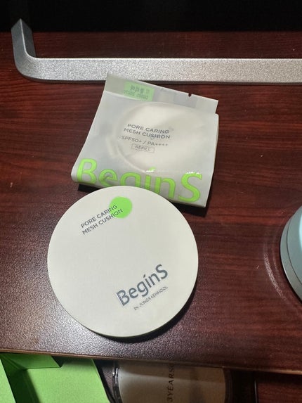 Pore Caring Mesh Cushion/BeginS by JUNGSAEMMOOL/クッションファンデーションを使ったクチコミ(3枚目)