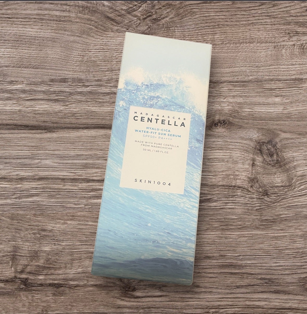 ヒアルーシカ ウォーターフィット サンセラム/SKIN1004/日焼け止めローションを使ったクチコミ(1枚目)